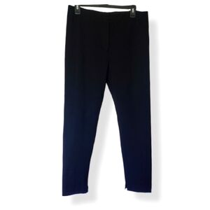 ANN TAYLOR Black Cigarette Pant with zip ankle detail size 12P